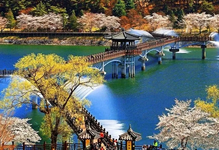 월영교의 봄 / 사진=한국관광공사 김화분
