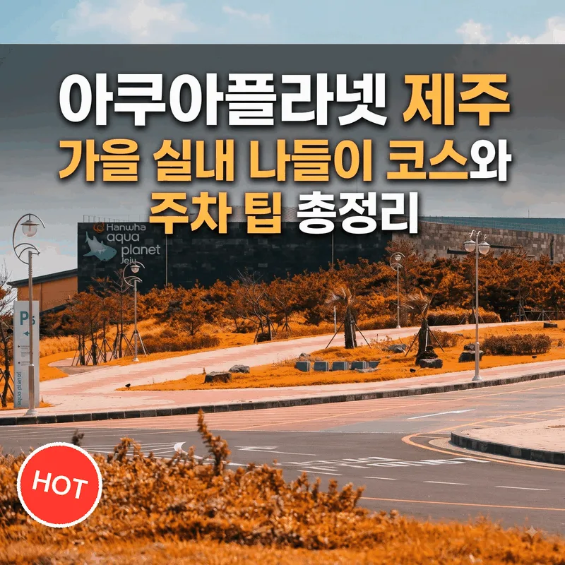 아쿠아플라넷 제주 가을 실내 나들이 코스와 주차 팁 총정리