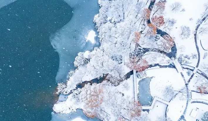 신정호관광지 원경 / 사진=신정호정원, AI