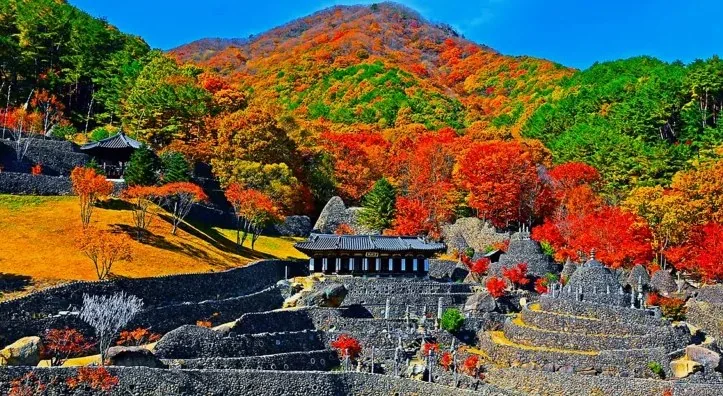 하동 삼성궁 단풍 명소 / 사진=ⓒ한국관광공사 허칠구