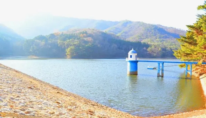 법기수원지 취수탑 / 사진=양산시 공식 블로그 김득주