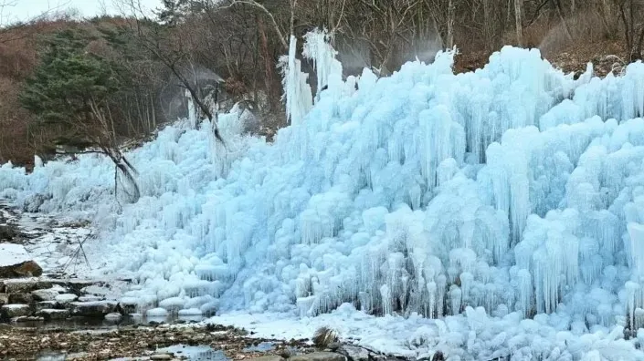 비슬산 얼음동산 / 사진=대구시 공식 블로그