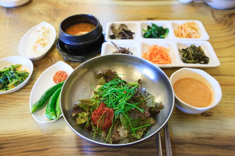 보문산 향토음식거리