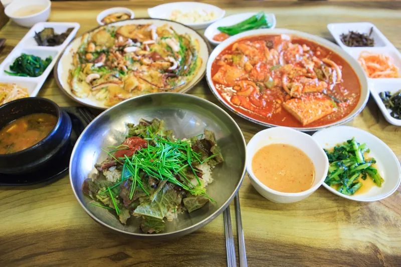 보문산 향토음식거리