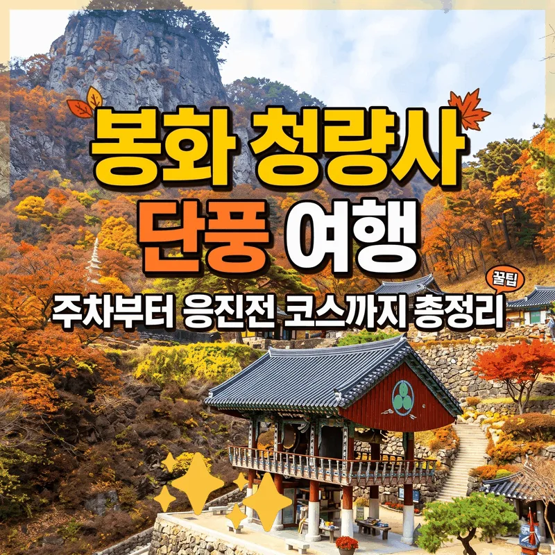 봉화 청량사 단풍 여행 주차부터 응진전 코스까지 총정리