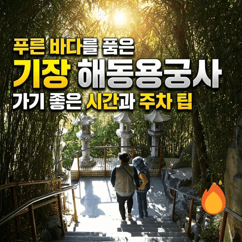푸른 바다를 품은 기장 해동용궁사 가기 좋은 시간과 주차 팁