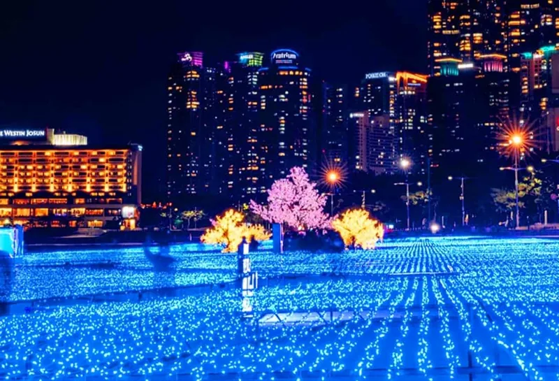 해운대 빛 축제 야경 / 사진=비짓부산