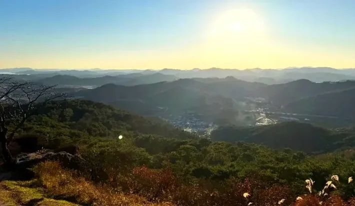 성흥산성 일몰 / 사진=충청남도 공식 블로그 나행홈