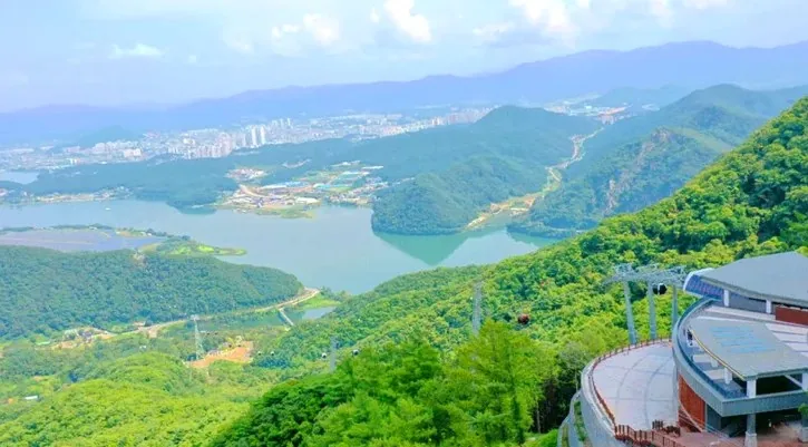 삼악산 호수케이블카 풍경 / 사진=춘천 삼악산 호수케이블카