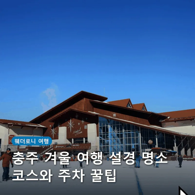 충주 겨울 여행 설경 명소 코스와 주차 꿀팁
