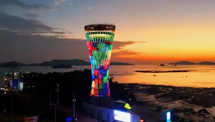 영목항 전망대 노을 / 사진=충청남도