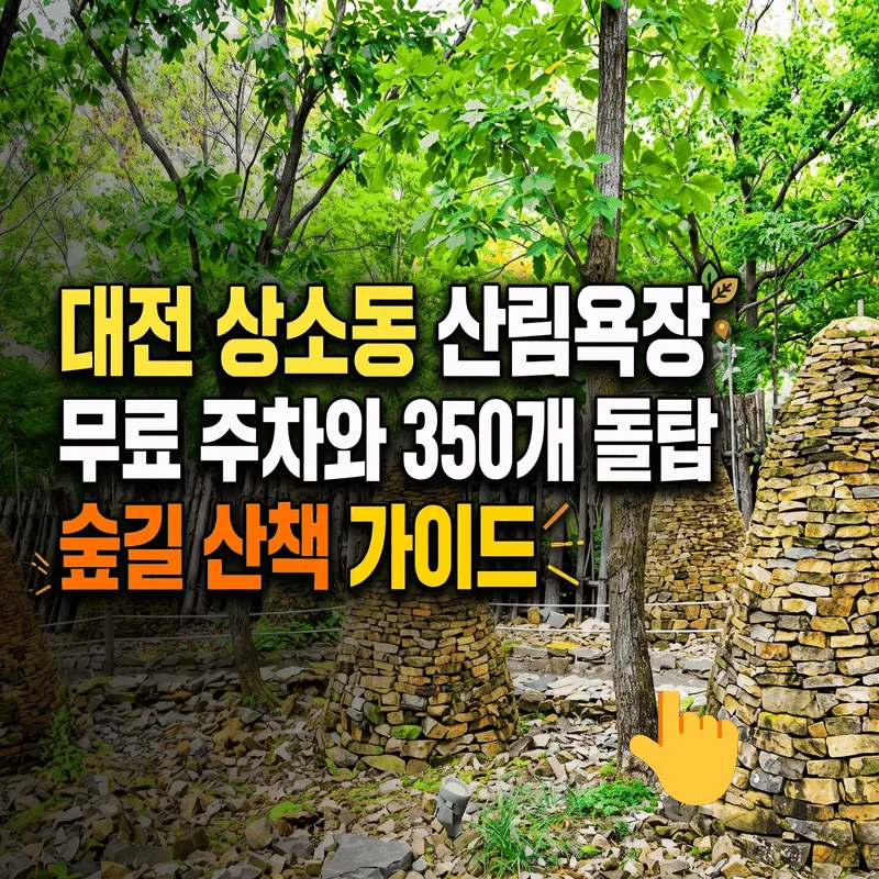 대전 상소동 산림욕장 무료 주차와 350개 돌탑 숲길 산책 가이드