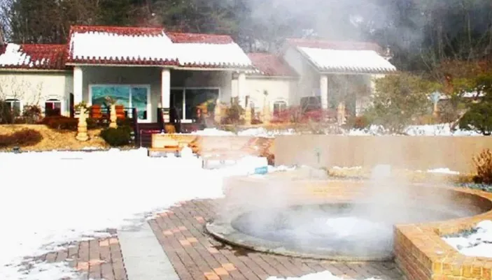 담양온천 노천탕 겨울 / 사진=전라남도 공식 블로그