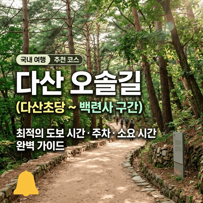 다산오솔길 (다산초당~백련사 구간) 걷기 좋은 시간과 주차 및 소요 시간 완벽 정리