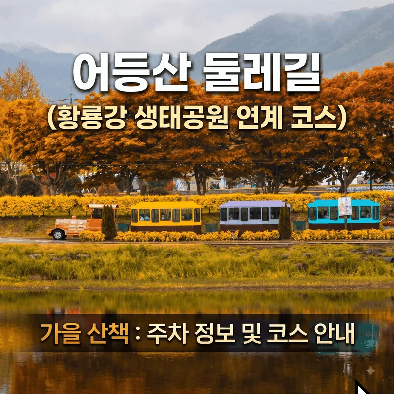 어등산 둘레길 (황룡강 생태공원 연계 코스) 가을 산책 주차 정보와 코스 안내