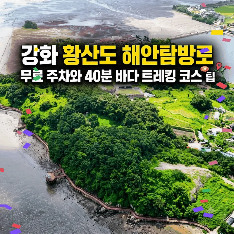 강화 황산도 해안탐방로 무료 주차와 40분 바다 트레킹 코스 팁