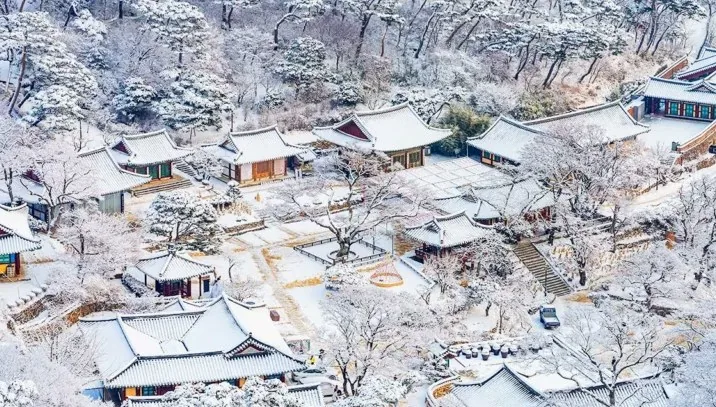 전등사 설경 / 사진=ⓒ한국관광공사 이청희