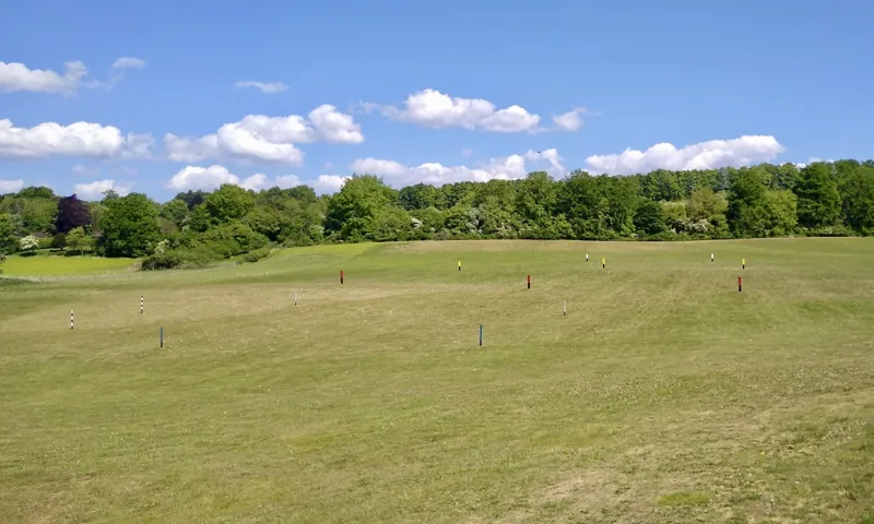 Driving range, Puttenham Golf Club, Surrey - May 2025