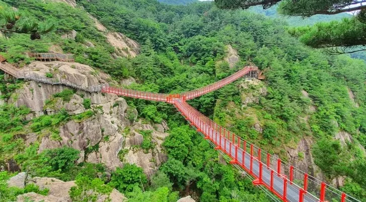 거창 우두산 출렁다리 / 사진=공식홈페이지