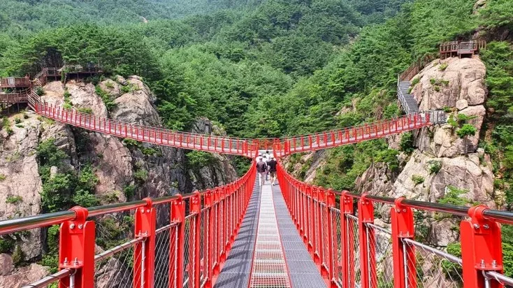 우두산 출렁다리 / 사진=공식홈페이지