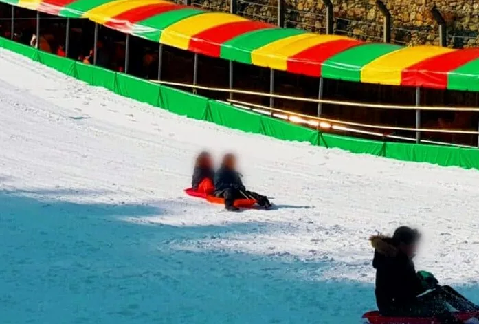 수승대 눈썰매장의 겨울 / 사진=온라인커뮤니티