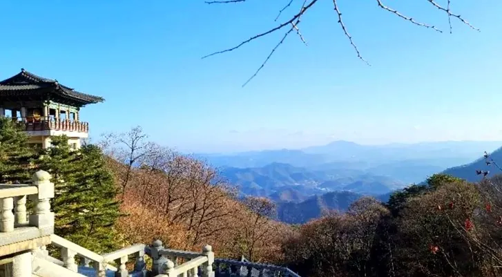 태고사 경치 / 사진=충청남도 공식 블로그 임데라스