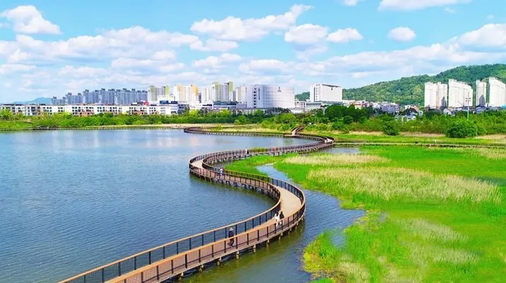 기지제 순환산책로 / 사진=비짓전주