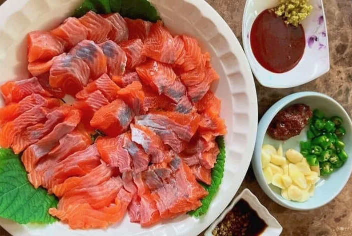 송어 회 / 사진=홍천문화재단