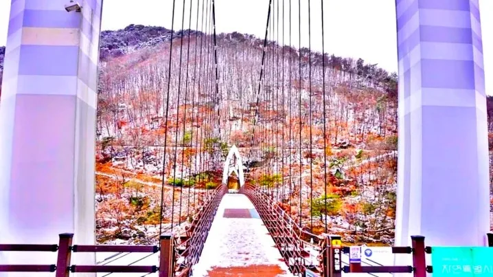 괴산 연하협구름다리 / 사진=괴산군 공식 블로그
