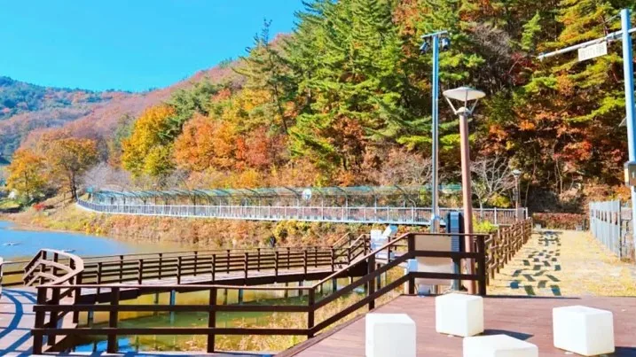금학생태공원 산책로 / 사진=공주 공식 블로그 이주민