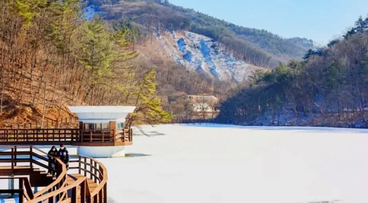 금학생태공원 겨울 풍경 / 사진=공주 공식 블로그 정다은