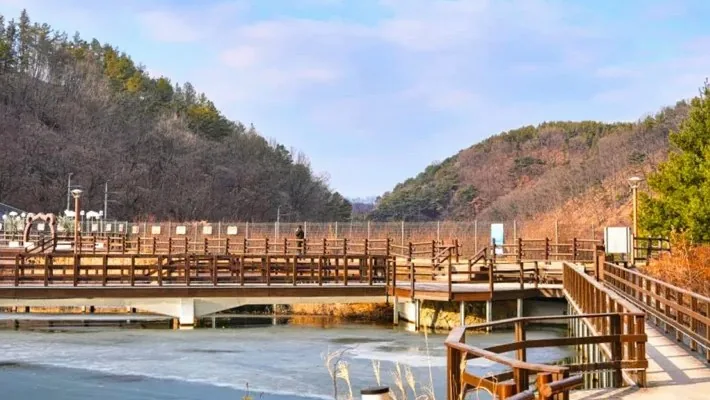 금학생태공원 산책로 / 사진=공주시 공식 블로그 임보름