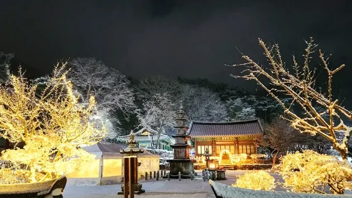공주 신원사 겨울 / 사진=계룡산 신원사 횸페이지