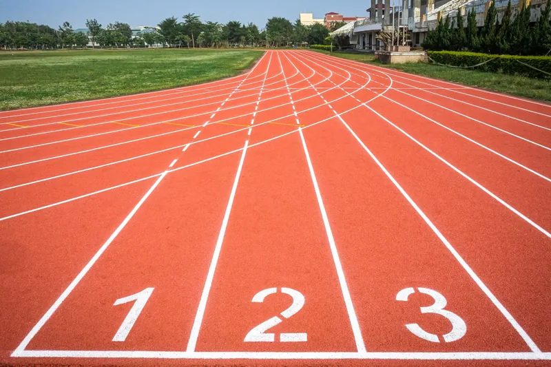 All-weather running track