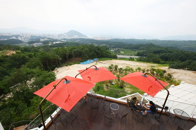 구봉산 전망대 카페거리