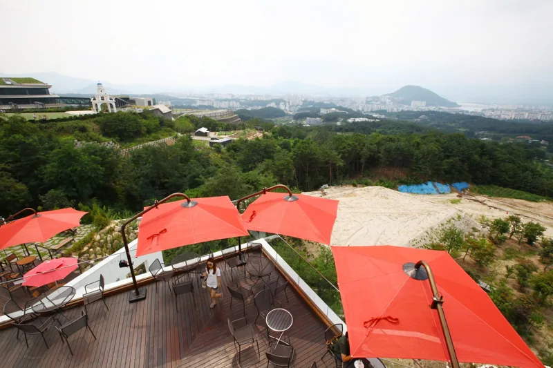 구봉산 전망대 카페거리