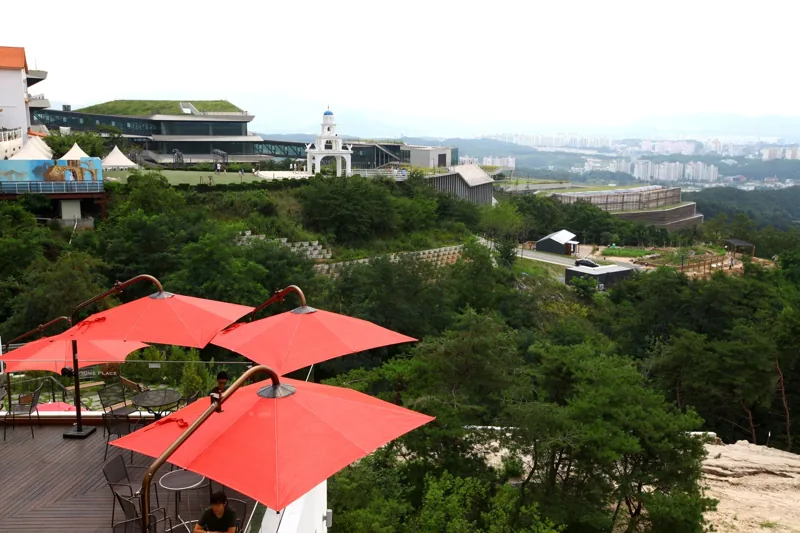 구봉산 전망대 카페거리
