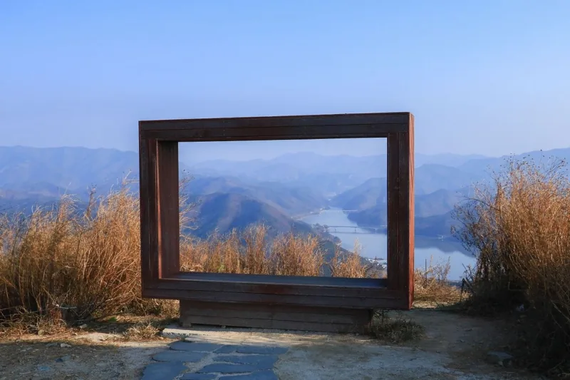 군위 화산마을 풍차전망대