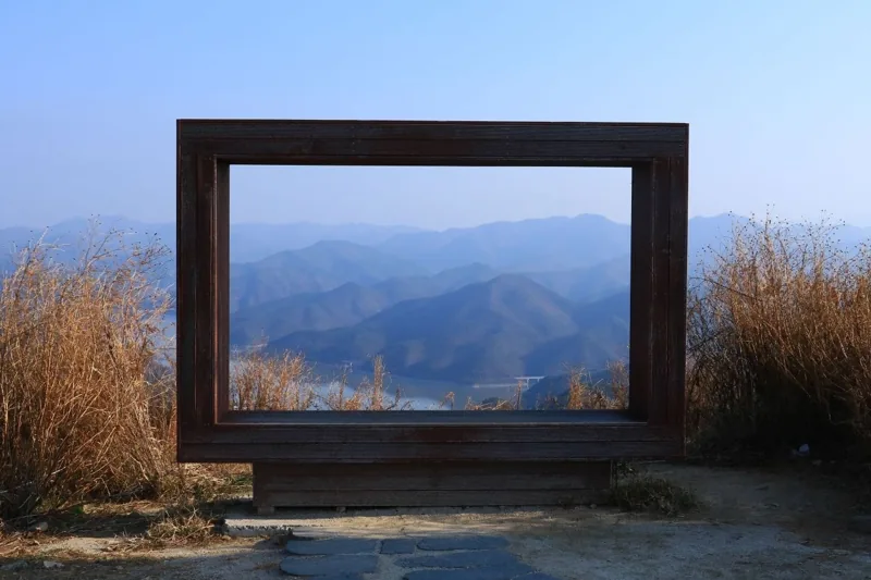 군위 화산마을 풍차전망대