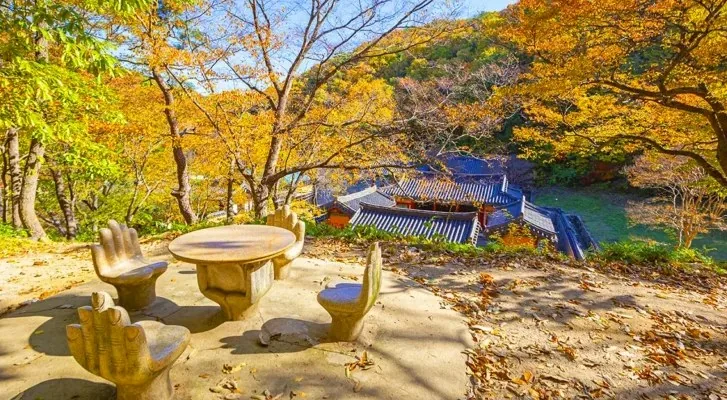운곡서원 손 모양 쉼터 / 사진=게티이미지뱅크