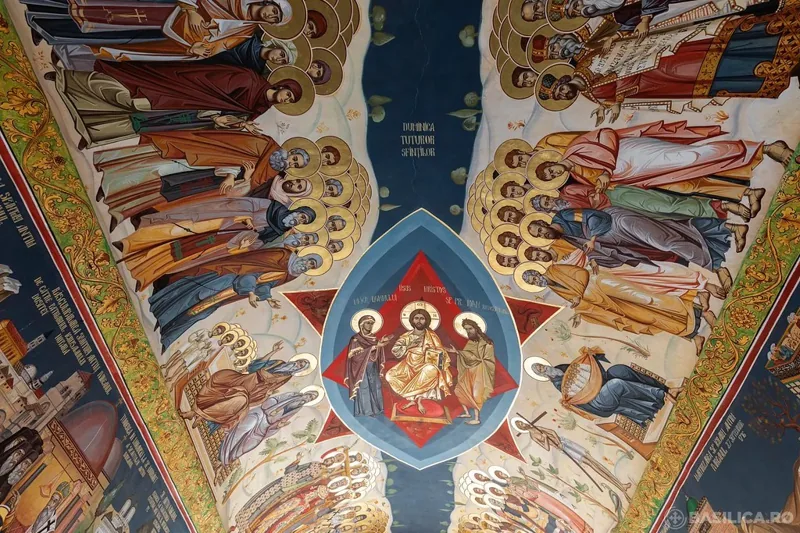 entrance through belfry
