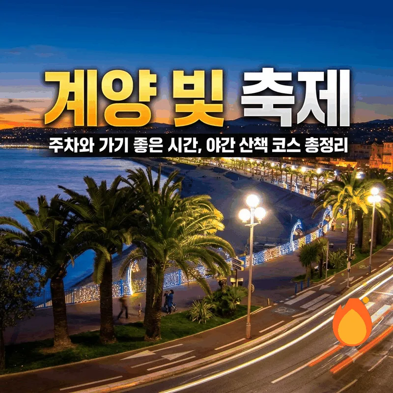 계양 빛 축제 주차와 가기 좋은 시간, 야간 산책 코스 총정리
