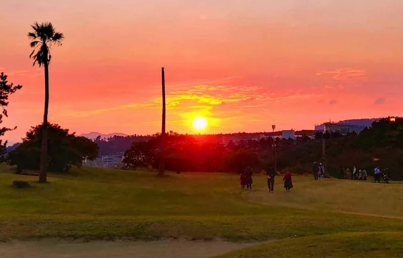중문골프장 선셋 / 사진=인스타그램