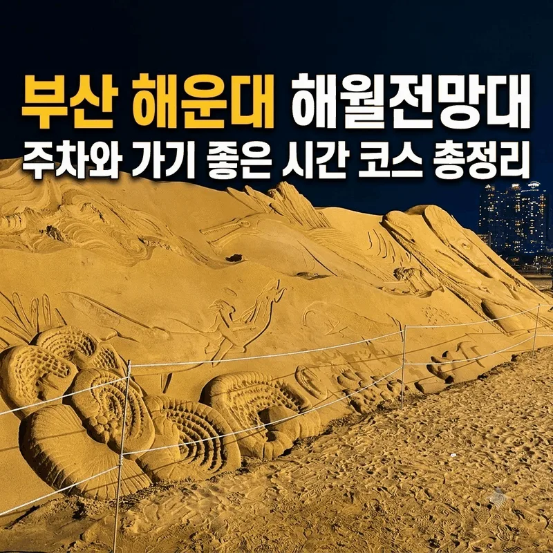 부산 해운대 해월전망대 주차와 가기 좋은 시간 코스 총정리