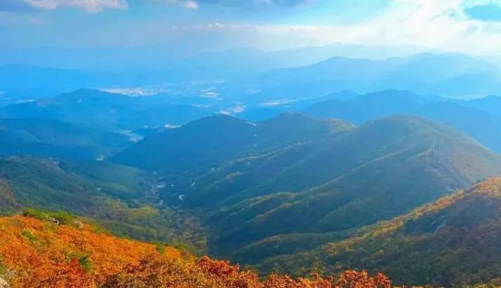 대봉산 가을 풍경 / 사진=함양대봉산휴양밸리