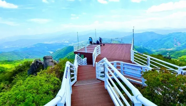 모노레일 정상 / 사진=함양대봉산휴양밸리