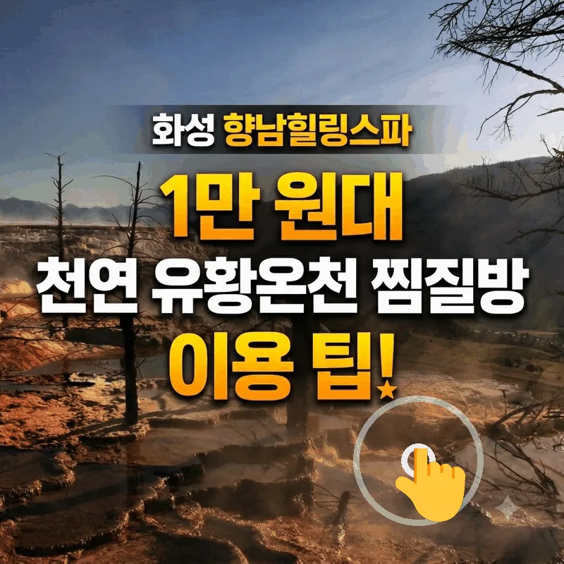 화성 향남힐링스파 1만 원대 천연 유황온천 찜질방 이용 팁