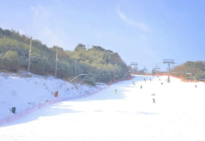 전라북도 스키장 무주 리조트 슬로프 전경 / 사진=무주 리조트