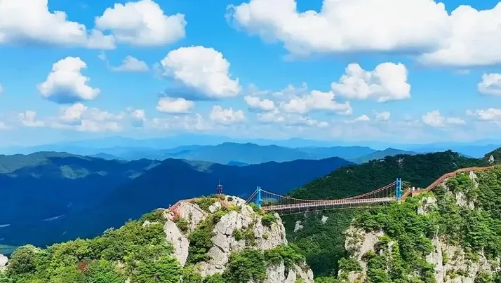 백아산 하늘다리 풍경 / 사진=화순군청 유튜브