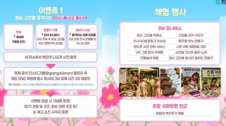 축제 행사 안내 / 사진=화순군 공식 블로그